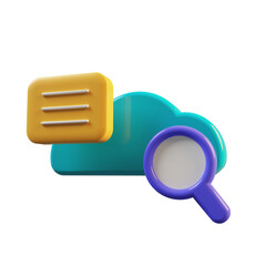 Searching in Cloud with 3d render style