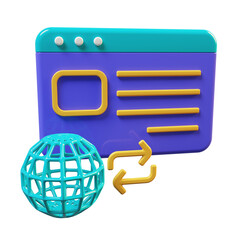 Integrated Internet Icon