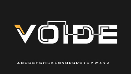 Modern unique stylish capital alphabet letter logo design 