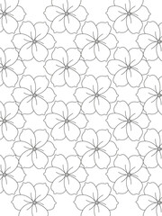 vector pattern. 
Beautiful black and white illustration for adult coloring book with rectangle abstract linear tribal pattern