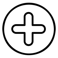 Obraz premium plus line icon