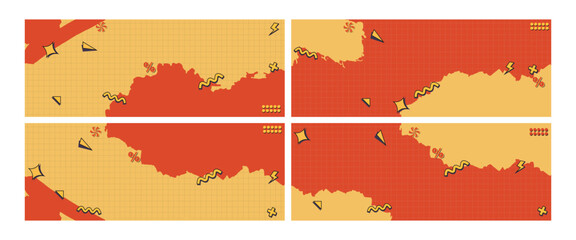 absctarct background yelow orange collection