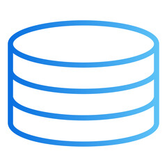 database gradient icon