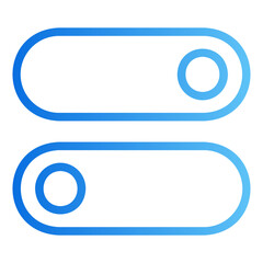 Obraz premium switch gradient icon