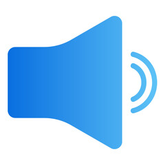 audio gradient icon