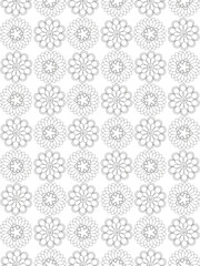 vector pattern. 
Beautiful black and white illustration for adult coloring book with rectangle abstract linear tribal pattern