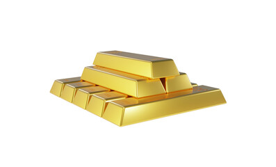 lots of gold bars banking and financial concept