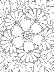 vector pattern. 
Beautiful black and white illustration for adult coloring book with rectangle abstract linear tribal pattern