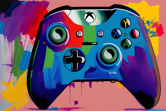 video game controller, xbox controller