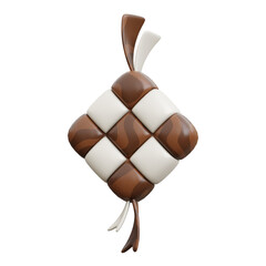 ketupat food 3d illustration