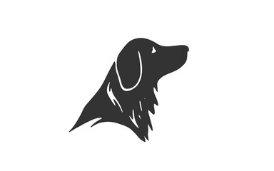 DOG logo mascot with isolated illustration for identity template