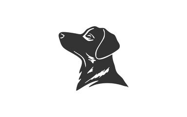 DOG logo mascot with isolated illustration for identity template