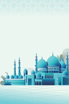 Ramadan Kareem Islamic Background vector. Happy Islamic New Hijri Year. Graphic design for the decoration of gift certificates, banners and flyer.