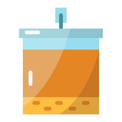 lager beer flat icon