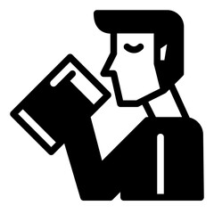 beverage glyph icon