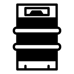 keg glyph icon