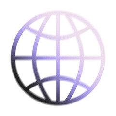 Gradients abstract shape with blur and noise texture