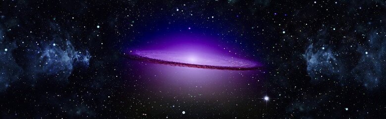 Mystical beautiful space. Unforgettable diverse space background Elements of this image furnished by NASA © Maximusdn