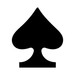 Fototapeta premium Spades Poker Playing Card Design