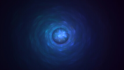 3D rendering abstract round light background