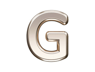 Alphabet text effect vector element transparent 