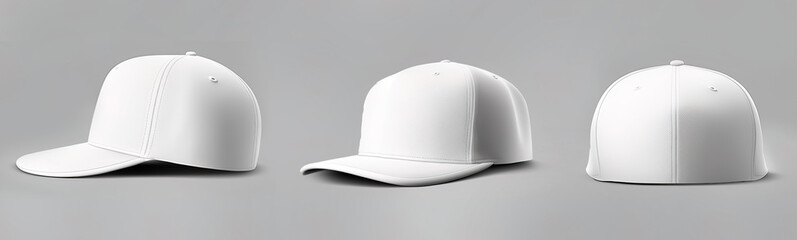 Empty white hat, a blank template for design