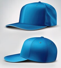Blank hat colored blue, perfect to put your graphic design