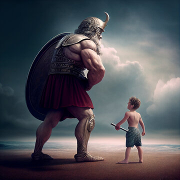 David and Goliath, the final fight 2
