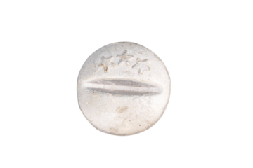 Old Metal male circle nut screw nail heads isolated on cutout PNG. To attach structure of wall to be strong for wall of house or various industrial applications. Bolts and screws.