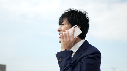 ビジネスマンの男性