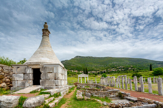 Messene, Greece. The ancient Grave