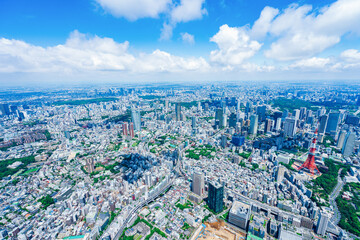 東京 都心部空撮写真