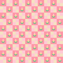 seamless pattern with Check Pattern, background.