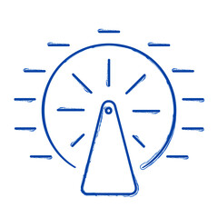 london eye brush on white background. Vector illustration.