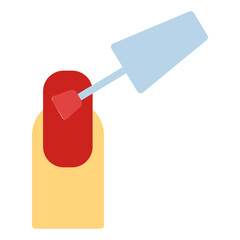 Nail polish flat icon