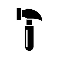 brick hammer icon or logo isolated sign symbol vector illustration - high quality black style vector icons

