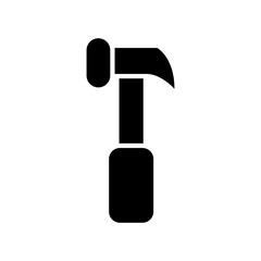 brick hammer icon or logo isolated sign symbol vector illustration - high quality black style vector icons
