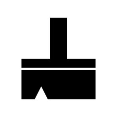 brush icon or logo isolated sign symbol vector illustration - high quality black style vector icons
