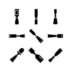 chisel icon or logo isolated sign symbol vector illustration - high quality black style vector icons

