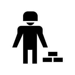 construction icon or logo isolated sign symbol vector illustration - high quality black style vector icons
