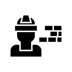 construction icon or logo isolated sign symbol vector illustration - high quality black style vector icons
