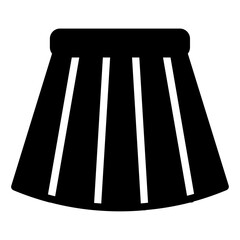 Skirt solid icon