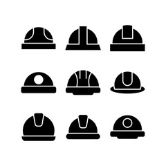 hard hat icon or logo isolated sign symbol vector illustration - high quality black style vector icons
