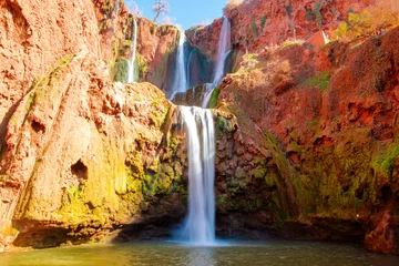 Photo sur Plexiglas Couleur miel Ouzoud Waterfall in Morocco