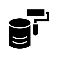 paint icon or logo isolated sign symbol vector illustration - high quality black style vector icons
