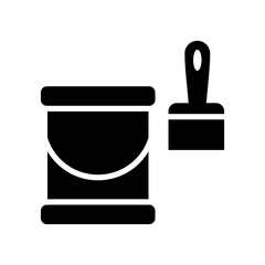 paint icon or logo isolated sign symbol vector illustration - high quality black style vector icons
