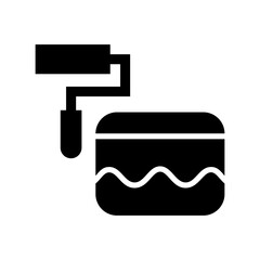 paint icon or logo isolated sign symbol vector illustration - high quality black style vector icons

