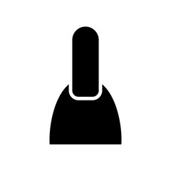 putty knife icon or logo isolated sign symbol vector illustration - high quality black style vector icons
