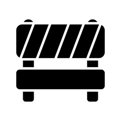 road barrier icon or logo isolated sign symbol vector illustration - high quality black style vector icons
