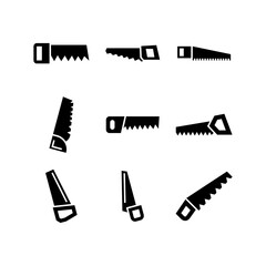 saw icon or logo isolated sign symbol vector illustration - high quality black style vector icons
